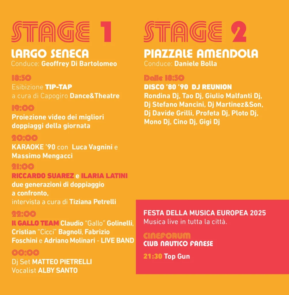 Eventi sabato 21 giugno 2025 boomerang rewind festival fano
