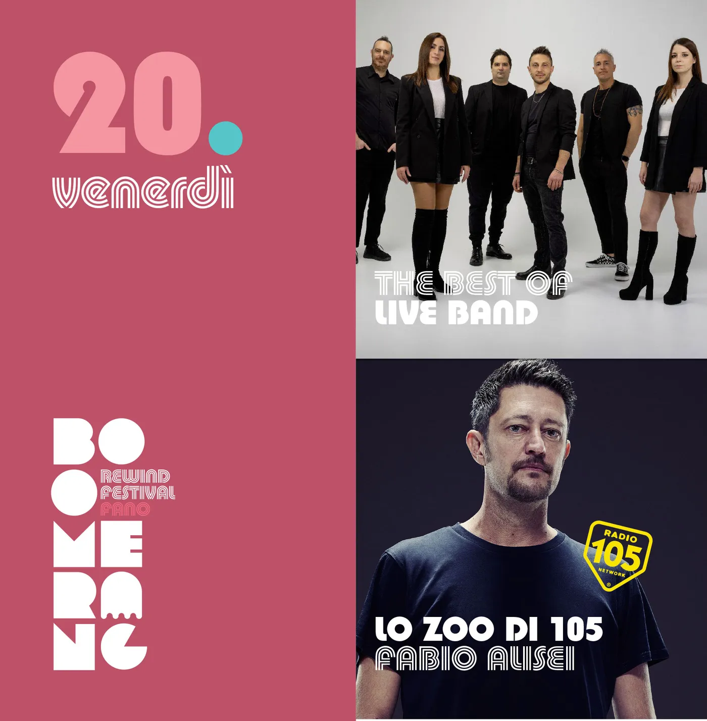 Eventi venerdì 20 giugno 2025 boomerang rewind festival fano